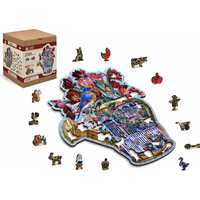 WOODEN CITY Drevené puzzle Skrytá záhradná kanva 250 dielikov EKO