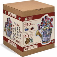 WOODEN CITY Drevené puzzle Skrytá záhradná kanva 250 dielikov EKO