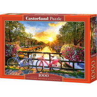 CASTORLAND Puzzle Amsterdamské kolesá 1000 dielikov