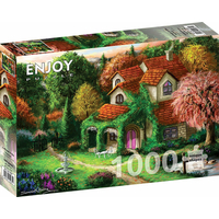 ENJOY Puzzle Chalúpka v lese 1000 dielikov