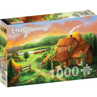 ENJOY Puzzle Chalúpka za súmraku 1000 dielikov