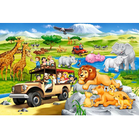 CASTORLAND Puzzle Dobrodružstvo na Safari MAXI 40 dielikov