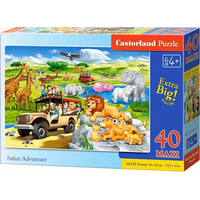 CASTORLAND Puzzle Dobrodružstvo na Safari MAXI 40 dielikov