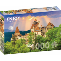 ENJOY Puzzle Drakulov hrad, Bran, Rumunsko 1000 dielikov