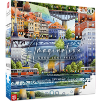 GOOD LOOT Puzzle Imagination: Tytus Brzozowski - Warsaw bridges 1000 dielikov