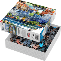 GOOD LOOT Puzzle Imagination: Tytus Brzozowski - Warsaw bridges 1000 dielikov