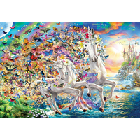 EUROGRAPHICS Puzzle Jednorožce 2000 dielikov