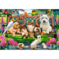 CASTORLAND Puzzle Maznáčikovia v parku 1000 dielikov