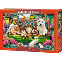 CASTORLAND Puzzle Maznáčikovia v parku 1000 dielikov