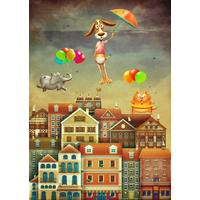 ENJOY Puzzle Nad mestom 1000 dielikov