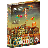 ENJOY Puzzle Nad mestom 1000 dielikov