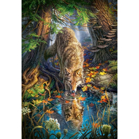 CASTORLAND Puzzle Pijúci vlk 1500 dielikov