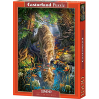 CASTORLAND Puzzle Pijúci vlk 1500 dielikov