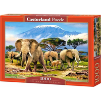 CASTORLAND Puzzle Ráno pod Kilimandžárom 1000 dielikov