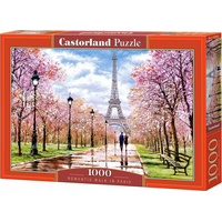 CASTORLAND Puzzle Romantická prechádzka v Paríži 1000 dielikov