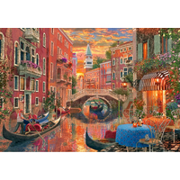 CASTORLAND Puzzle Romantický večer v Benátkach 1500 dielikov