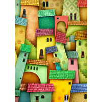 ENJOY Puzzle Veselé domčeky 1000 dielikov