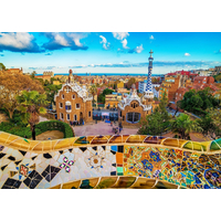 ENJOY Puzzle Výhľad z parku Güell, Barcelona 1000 dielikov