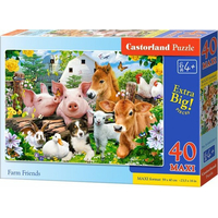 CASTORLAND Puzzle Priatelia zo statku MAXI 40 dielikov