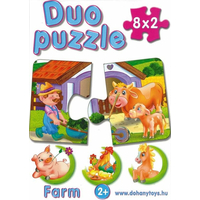 DOHÁNY Duo puzzle Na statku 8x2 dieliky