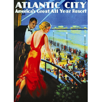 EUROGRAPHICS Puzzle Plagát: Atlantic City 1000 dielikov