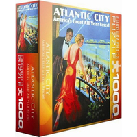 EUROGRAPHICS Puzzle Plagát: Atlantic City 1000 dielikov