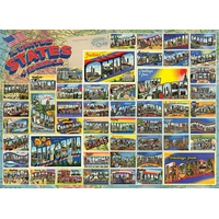 COBBLE HILL Puzzle Americké historické pohľadnice 1000 dielikov