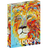 ENJOY Puzzle Farebný lev 1000 dielikov