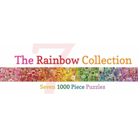 COBBLE HILL Puzzle Farby dúhy: Zelená 1000 dielikov