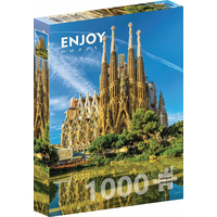 ENJOY Puzzle Bazilika Sagrada Familia, Barcelona 1000 dielikov