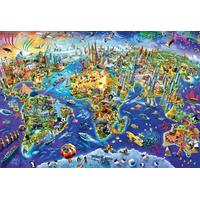 EUROGRAPHICS Puzzle Bláznivý svet 2000 dielikov