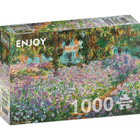 ENJOY Puzzle Claude Monet: Monetova záhrada v Giverny 1000 dielikov