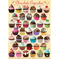 EUROGRAPHICS Puzzle Čokoládové tortičky (Cupcakes) 1000 dielikov