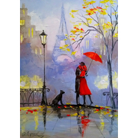 ENJOY Puzzle Daždivý deň v Paríži 1000 dielikov