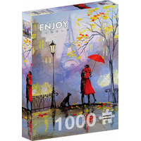 ENJOY Puzzle Daždivý deň v Paríži 1000 dielikov