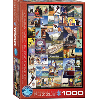 EUROGRAPHICS Puzzle Dobrodružstvo na železnici 1000 dielikov
