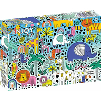 ENJOY Puzzle Doodle Safari 1000 dielikov