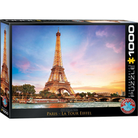 EUROGRAPHICS Puzzle Eiffelova veža, Paríž 1000 dielikov