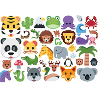 EUROGRAPHICS Puzzle Emoji zvieratká 100 dielikov
