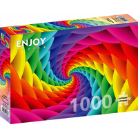 ENJOY Puzzle Gradient: Dúhový vír 1000 dielikov