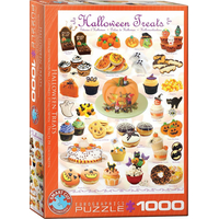 EUROGRAPHICS Puzzle Halloweenske sladkosti 1000 dielikov