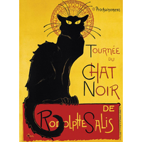 EUROGRAPHICS Puzzle Kabaret Le Chat noir - plagát 1000 dielikov