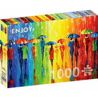 ENJOY Puzzle Keď prší 1000 dielikov