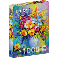 ENJOY Puzzle Kytica letných kvetov 1000 dielikov