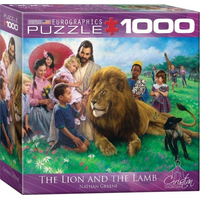 EUROGRAPHICS Puzzle Lev a jahňa 1000 dielikov