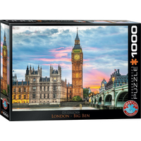 EUROGRAPHICS Puzzle Londýn - Big Ben 1000 dielikov