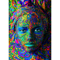 ENJOY Puzzle Umelecky nalíčená žena 1000 dielikov