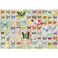 COBBLE HILL Puzzle Motýle a kvety 2000 dielikov