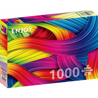 ENJOY Puzzle Pletenie dúhy 1000 dielikov