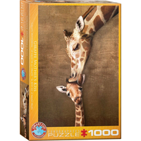EUROGRAPHICS Puzzle Bozk žirafy 1000 dielikov